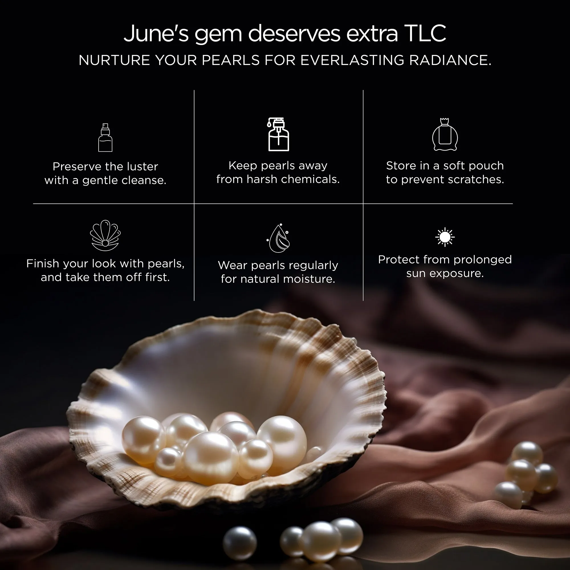 White Freshwater Pearl Drop Earrings with Diamond